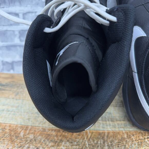 Nike Air Jordan 1 Mid TD Black WhiteFootball Cleat FJ6805-001 Mens Size 16 main image 10